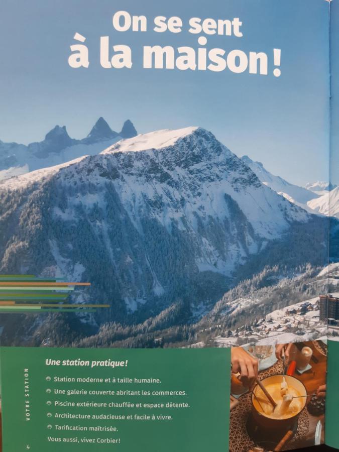 T2 vue piste Résidence Vostok Zodiaque Le Corbier Extérieur photo