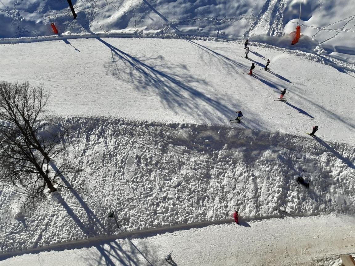 T2 vue piste Résidence Vostok Zodiaque Le Corbier Extérieur photo